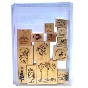 Stampin’ Up! 2004 “Tag Time” Rubber Stamp Set
